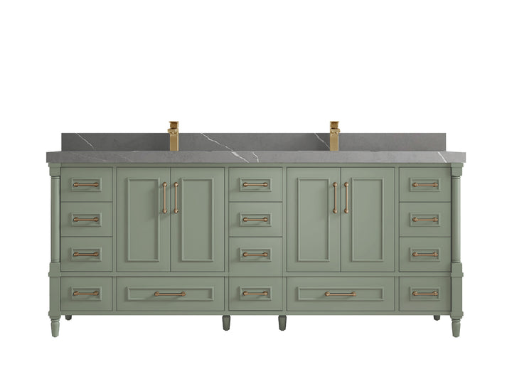 Aberdeen 80 in. W x 22 in. D Double Sink Bathroom Vanity - photo 33