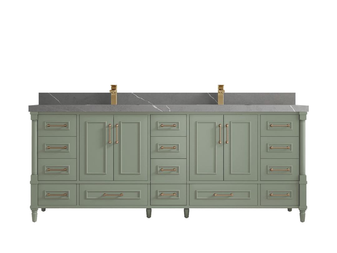 Aberdeen 84 in. W x 22 in. D Double Sink Bathroom Vanity