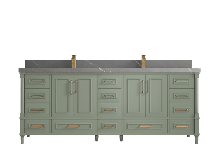 Aberdeen 84 in. W x 22 in. D Double Sink Bathroom Vanity - photo 33