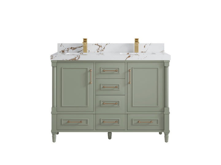 Aberdeen 48 in. W x 22 in. D Double Sink Bathroom Vanity - photo 16