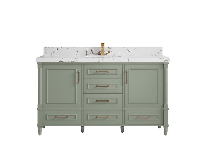 Aberdeen 60 in. W x 22 in. D Single Sink Bathroom Vanity - photo 35