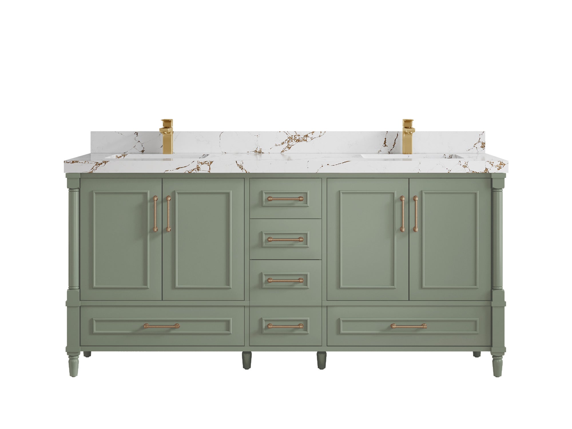 Aberdeen 72 in. W x 22 in. D Double Sink Bathroom Vanity - Willow Bath and Vanity