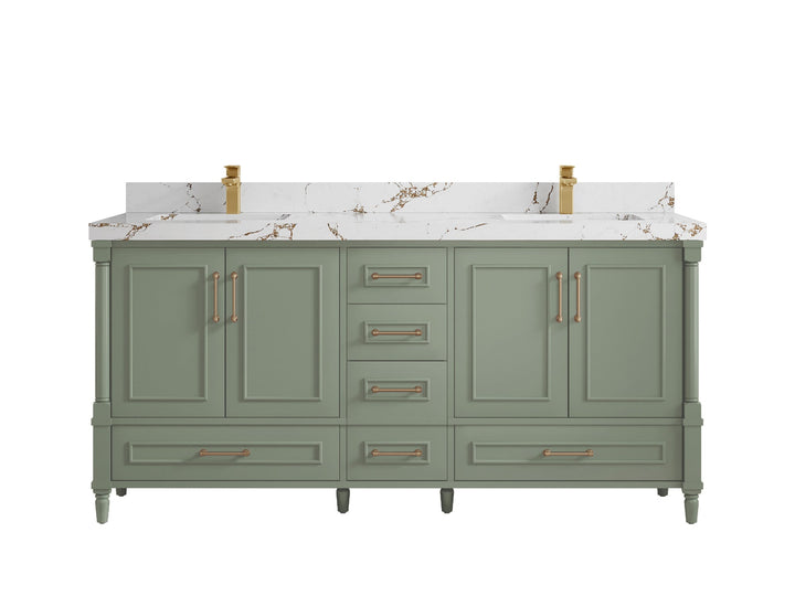 Aberdeen 72 in. W x 22 in. D Double Sink Bathroom Vanity - photo 35