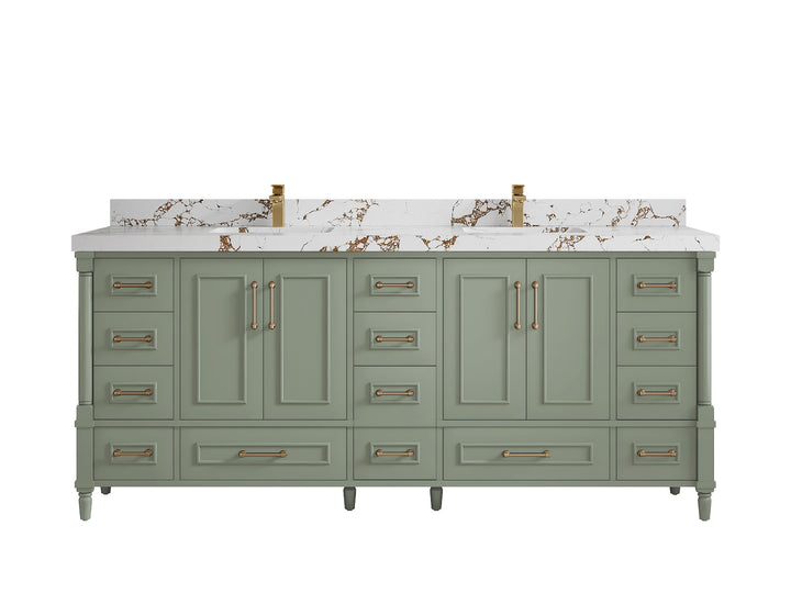 Aberdeen 80 in. W x 22 in. D Double Sink Bathroom Vanity - photo 35
