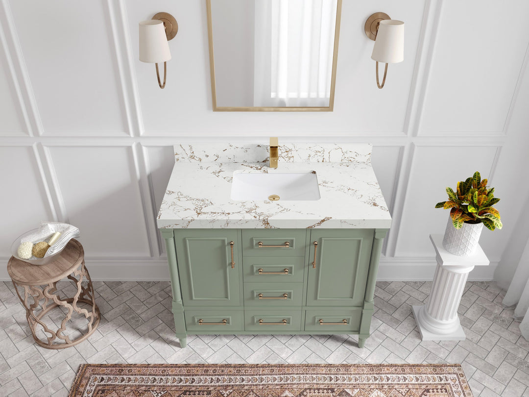 Aberdeen 42 in. W x 22 in. D Single Sink Bathroom Vanity