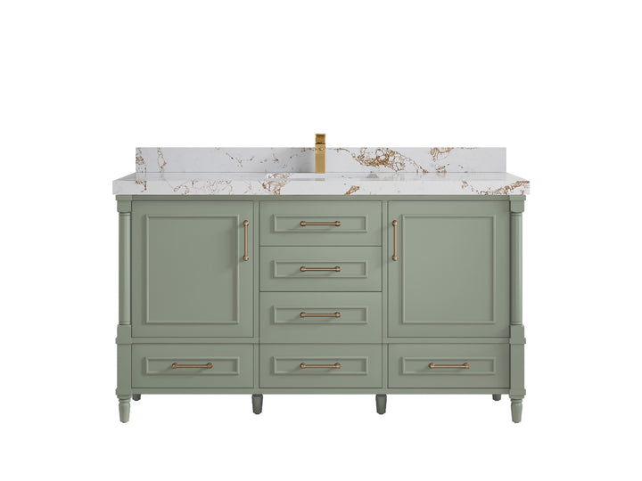 Aberdeen 60 in. W x 22 in. D Single Sink Bathroom Vanity - photo 37