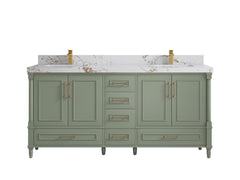 Aberdeen 72 in. W x 22 in. D Double Sink Bathroom Vanity - photo 37