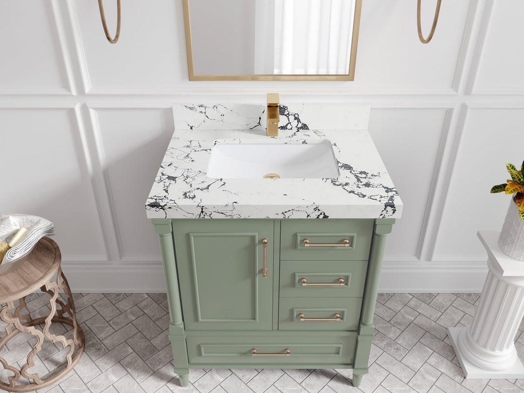 Aberdeen 30 in. W x 22 in. D Single Sink Bathroom Vanity