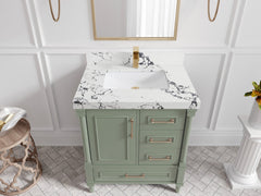 Aberdeen 30 in. W x 22 in. D Single Sink Bathroom Vanity - photo 35