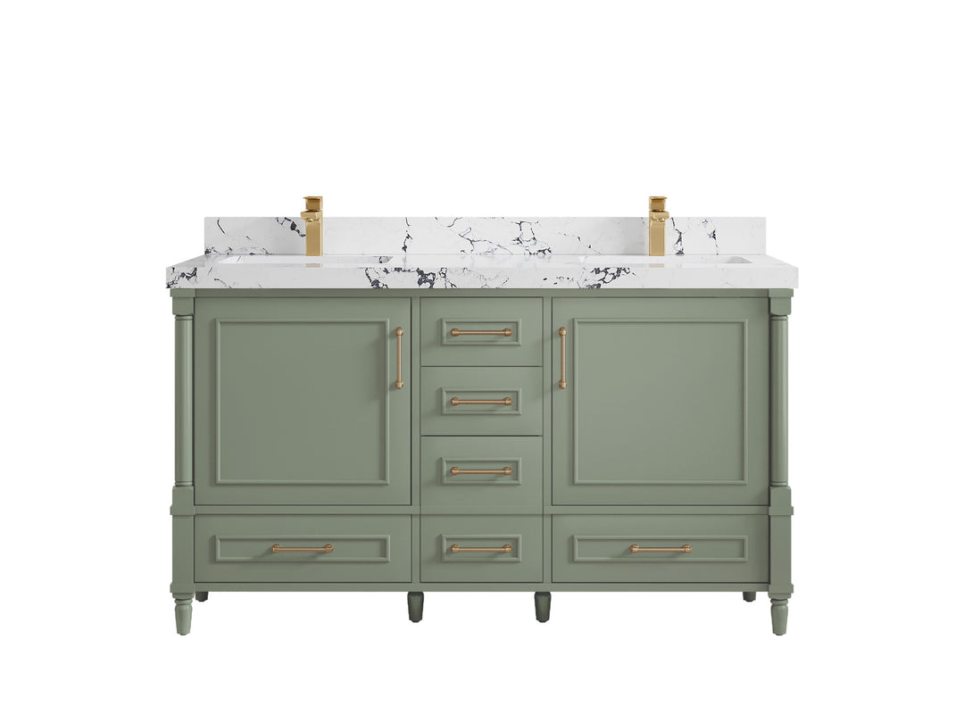 Aberdeen 60 in. W x 22 in. D Double Sink Bathroom Vanity
