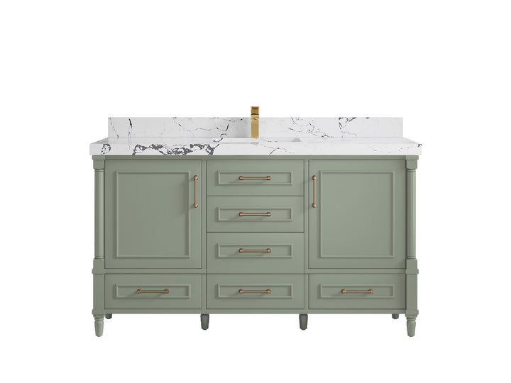 Aberdeen 60 in. W x 22 in. D Single Sink Bathroom Vanity - photo 39