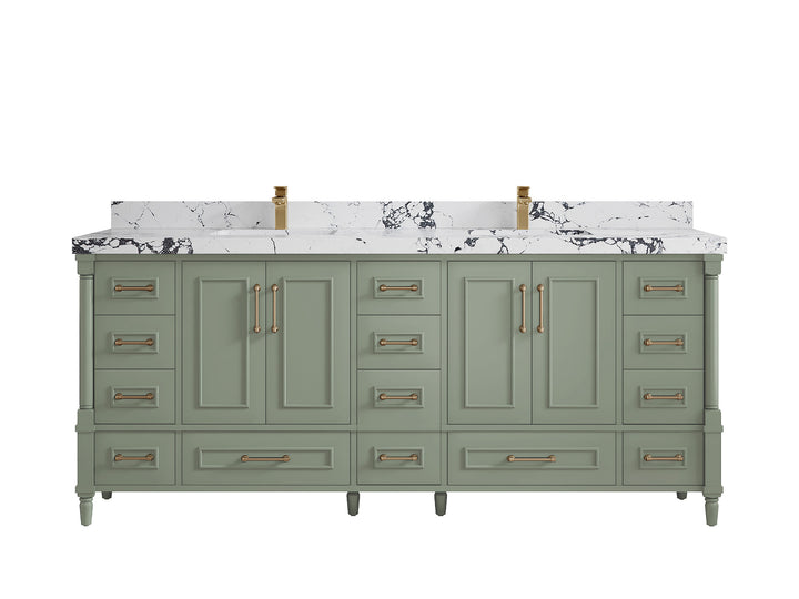 Aberdeen 80 in. W x 22 in. D Double Sink Bathroom Vanity - photo 39