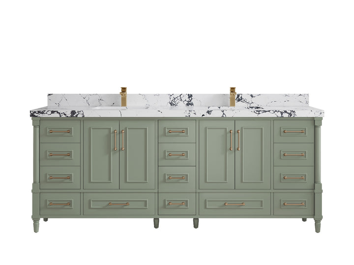 Aberdeen 84 in. W x 22 in. D Double Sink Bathroom Vanity - photo 39