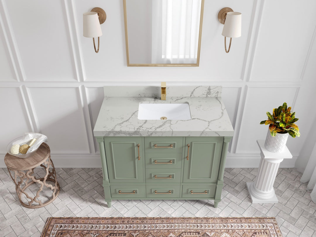 Aberdeen 42 in. W x 22 in. D Single Sink Bathroom Vanity