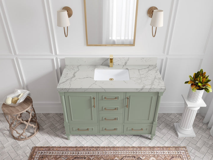 Aberdeen 48 in. W x 22 in. D Single Sink Bathroom Vanity - photo 40