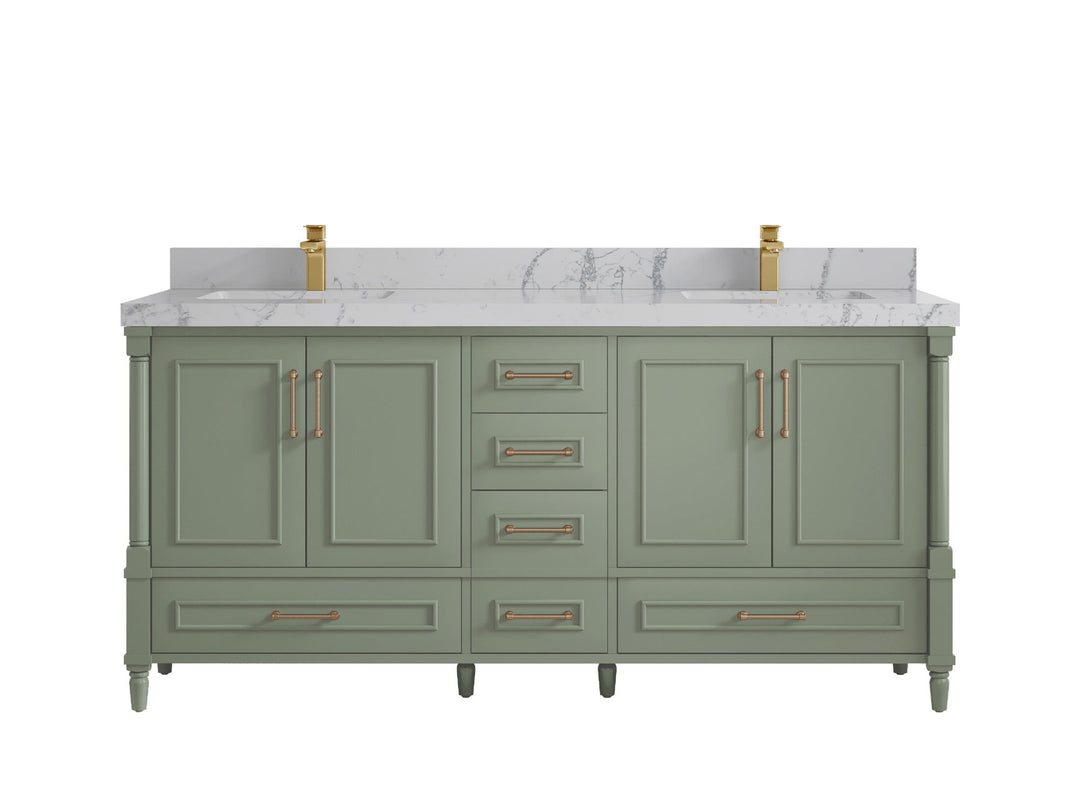 Aberdeen 72 in. W x 22 in. D Double Sink Bathroom Vanity
