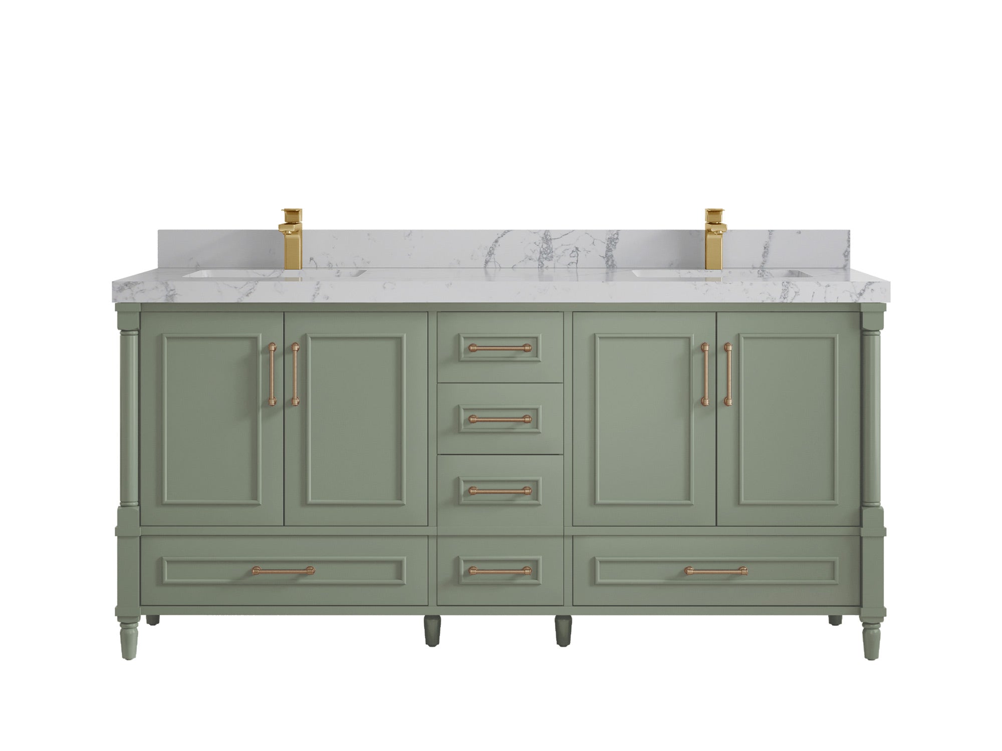 Aberdeen 72 in. W x 22 in. D Double Sink Bathroom Vanity - Willow Bath and Vanity