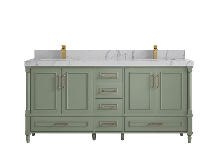 Aberdeen 72 in. W x 22 in. D Double Sink Bathroom Vanity - photo 41