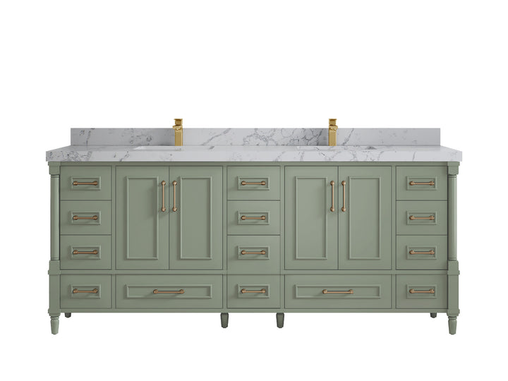 Aberdeen 80 in. W x 22 in. D Double Sink Bathroom Vanity - photo 41