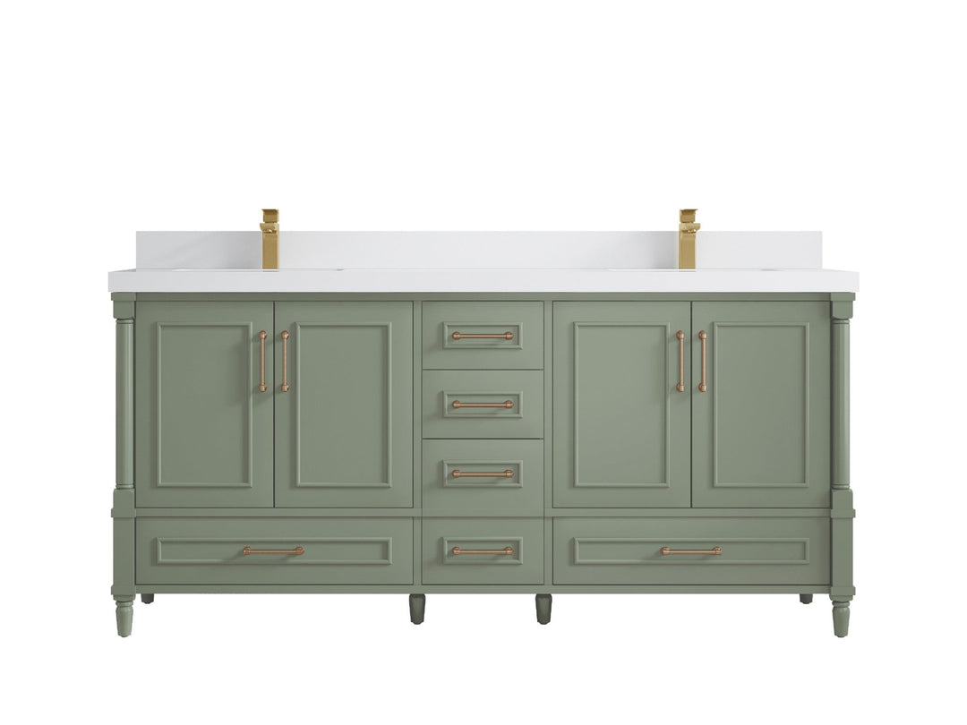 Aberdeen 72 in. W x 22 in. D Double Sink Bathroom Vanity