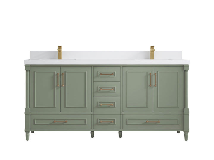 Aberdeen 72 in. W x 22 in. D Double Sink Bathroom Vanity - photo 43