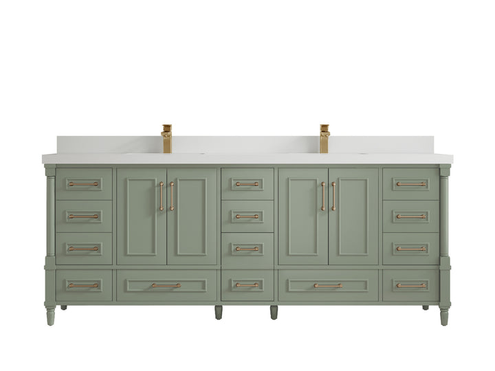 Aberdeen 84 in. W x 22 in. D Double Sink Bathroom Vanity - photo 43