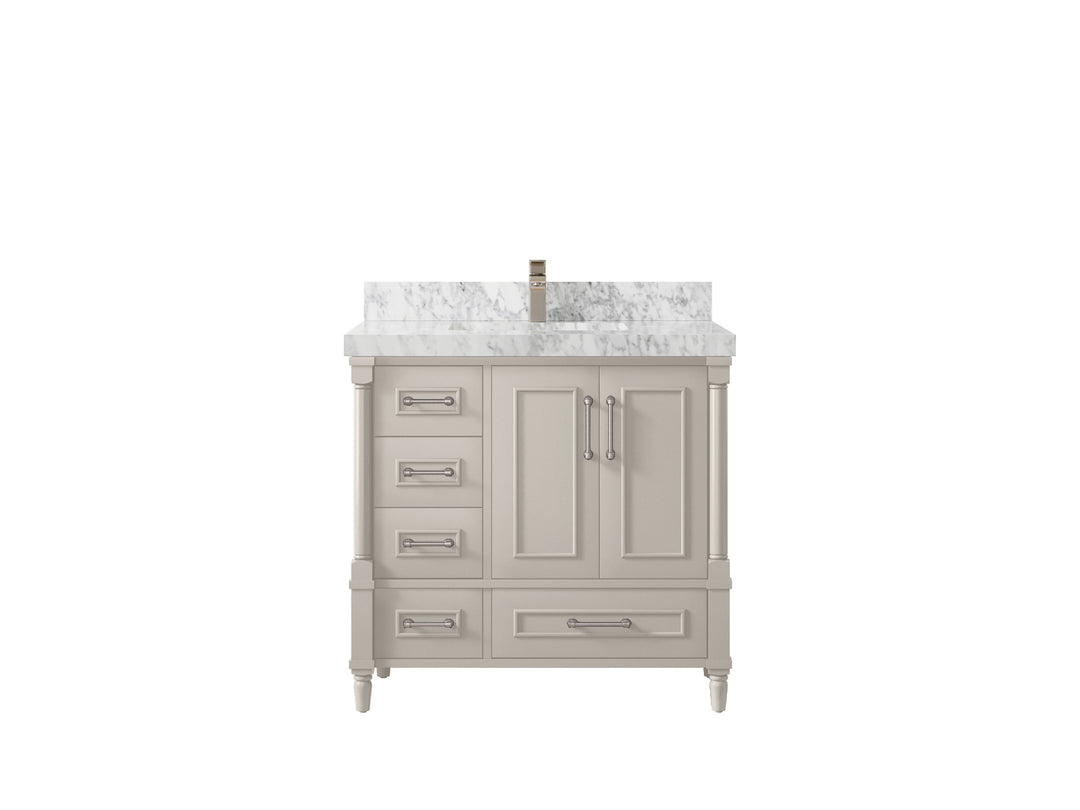 Aberdeen 36 in. W x 22 in. D Center Sink Bathroom vanity