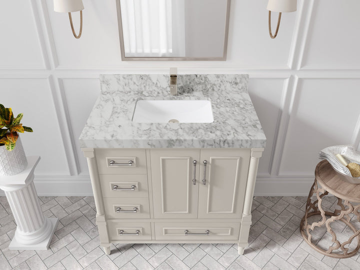 Aberdeen 36 in. W x 22 in. D Center Sink Bathroom vanity - photo 17