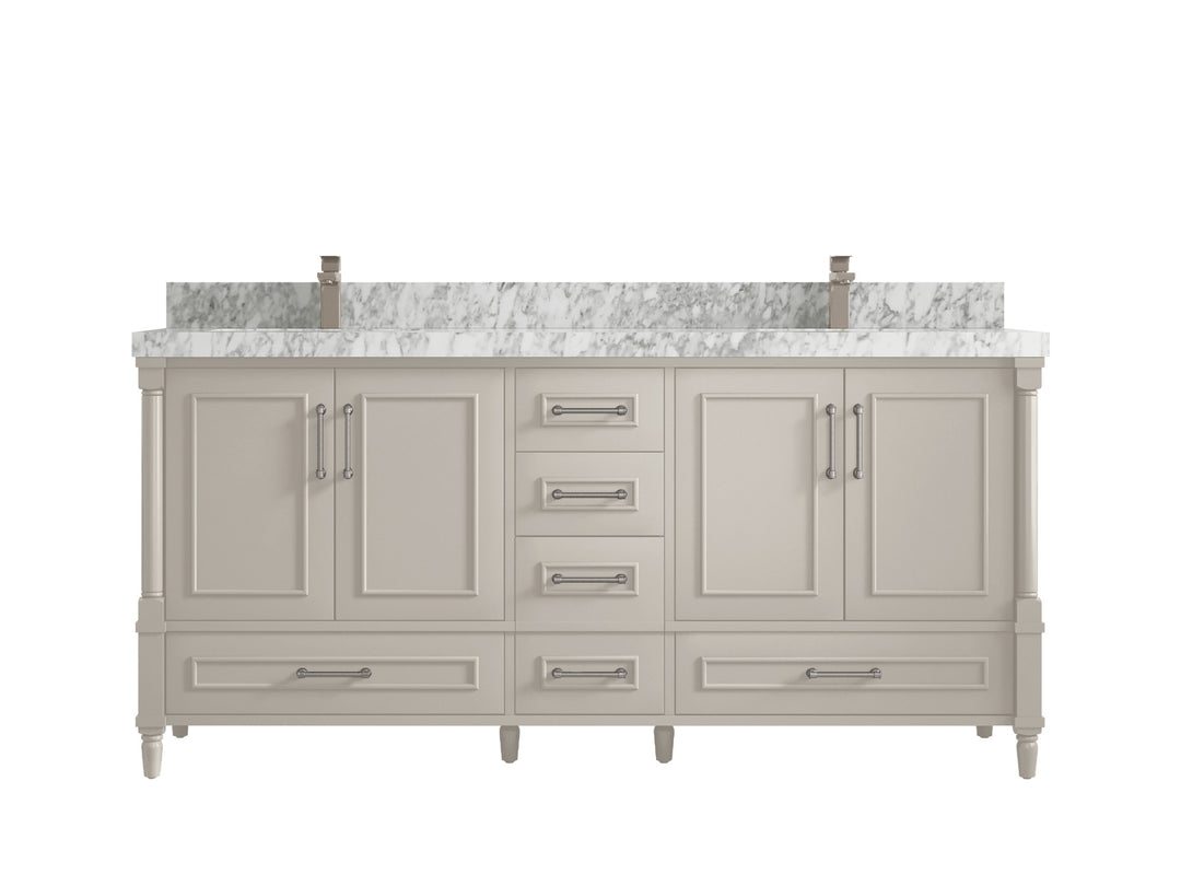 Aberdeen 72 in. W x 22 in. D Double Sink Bathroom Vanity