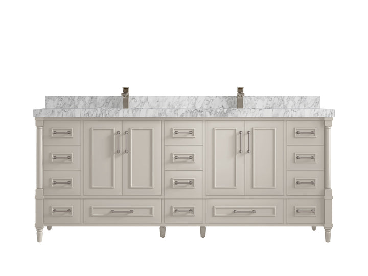 Aberdeen 80 in. W x 22 in. D Double Sink Bathroom Vanity - photo 19