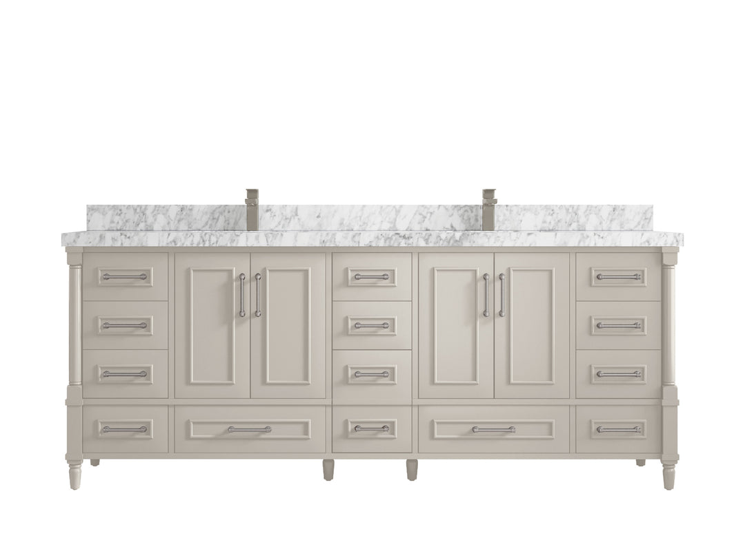 Aberdeen 84 in. W x 22 in. D Double Sink Bathroom Vanity
