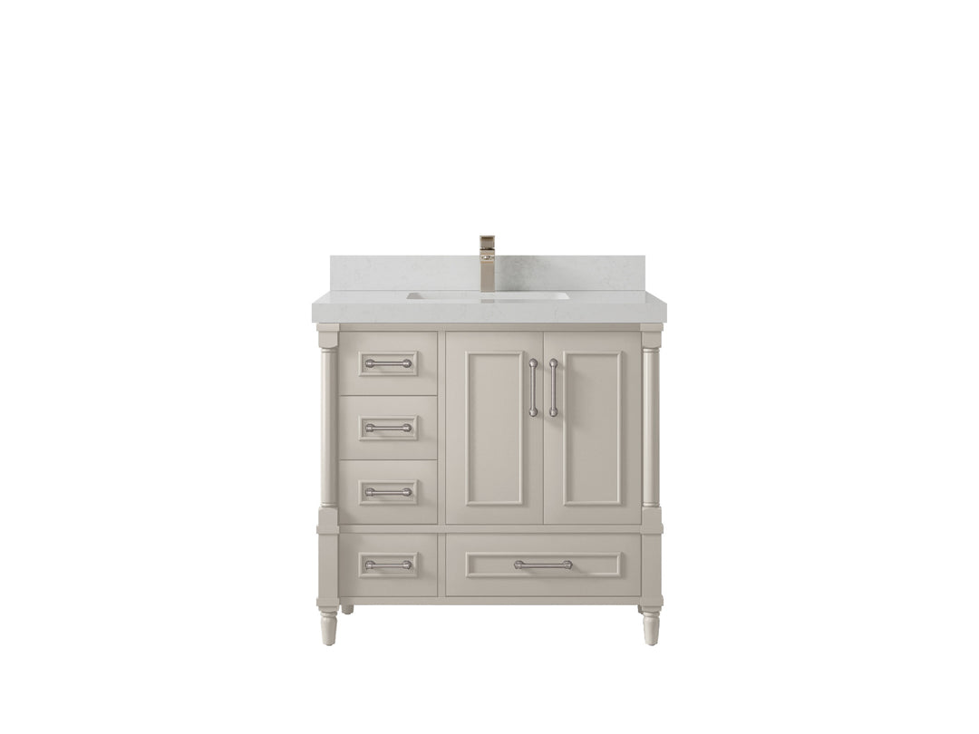 Aberdeen 36 in. W x 22 in. D Center Sink Bathroom vanity
