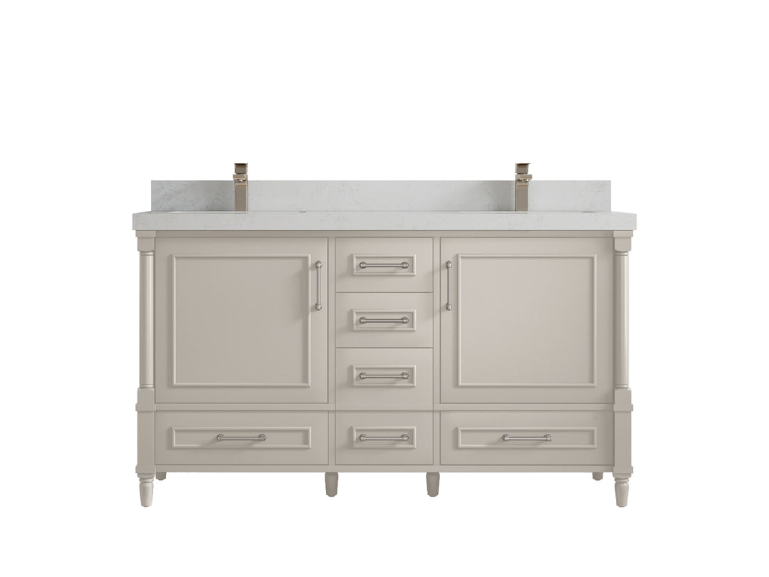 Aberdeen 60 in. W x 22 in. D Double Sink Bathroom Vanity