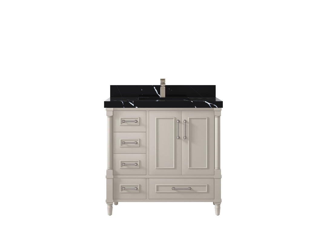 Aberdeen 36 in. W x 22 in. D Center Sink Bathroom vanity
