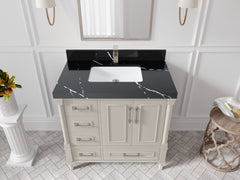 Aberdeen 36 in. W x 22 in. D Center Sink Bathroom Vanity - photo 9