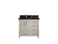 Aberdeen 36 in. W x 22 in. D Left Offset Sink Bathroom Vanity - photo 8