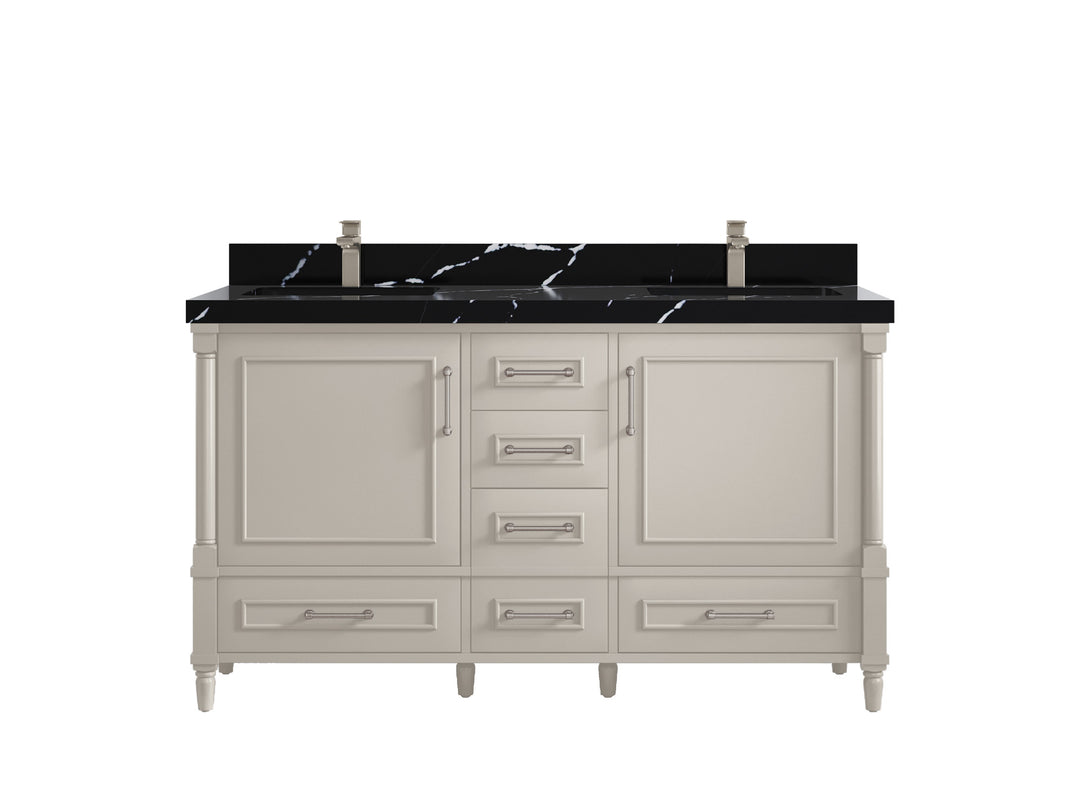 Aberdeen 60 in. W x 22 in. D Double Sink Bathroom Vanity