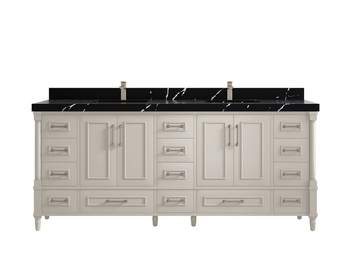 Aberdeen 80 in. W x 22 in. D Double Sink Bathroom Vanity - photo 9
