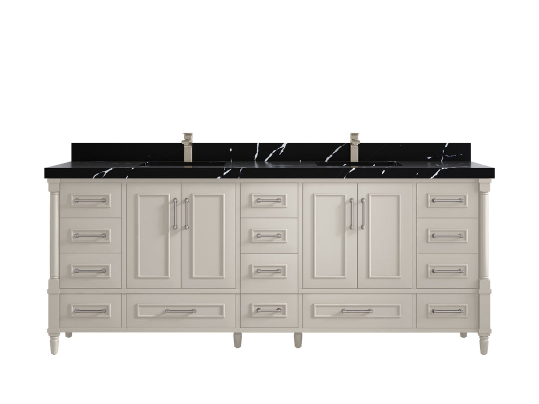 Aberdeen 84 in. W x 22 in. D Double Sink Bathroom Vanity
