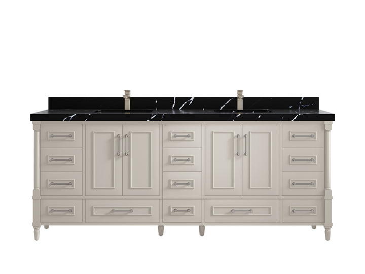 Aberdeen 84 in. W x 22 in. D Double Sink Bathroom Vanity - photo 8