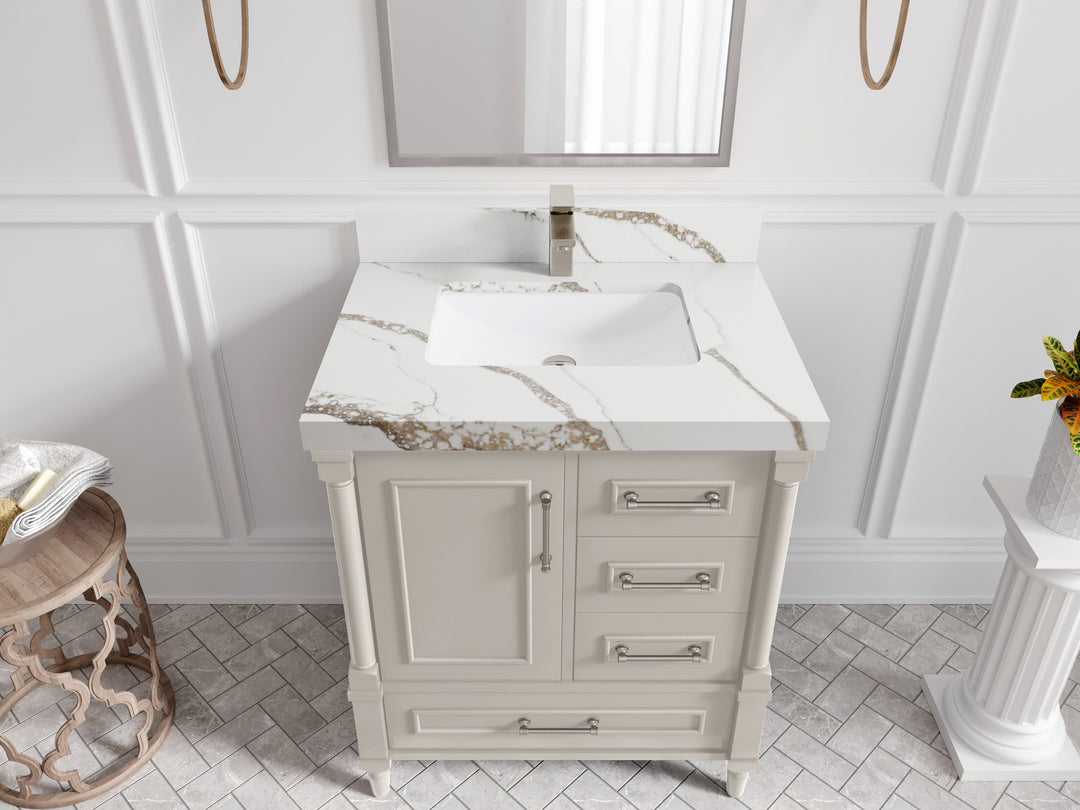 Aberdeen 30 in. W x 22 in. D Single Sink Bathroom Vanity