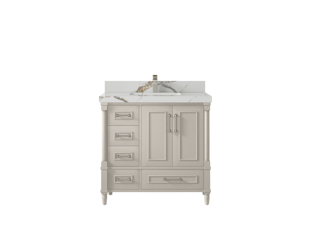 Aberdeen 36 in. W x 22 in. D Center Sink Bathroom vanity