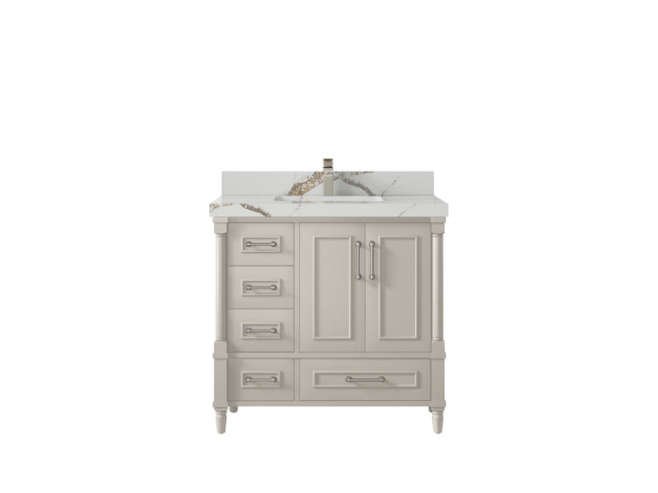Aberdeen 36 in. W x 22 in. D Center Sink Bathroom vanity - photo 12