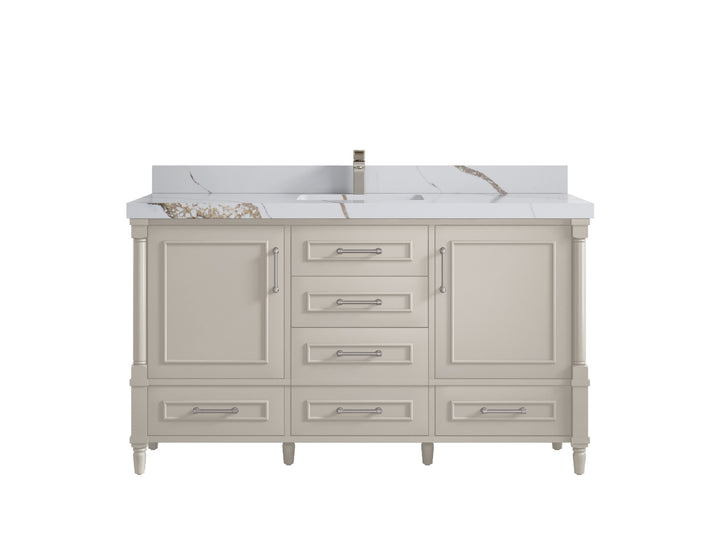 Aberdeen 60 in. W x 22 in. D Single Sink Bathroom Vanity - photo 10