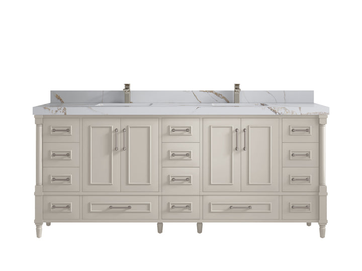Aberdeen 80 in. W x 22 in. D Double Sink Bathroom Vanity - photo 11