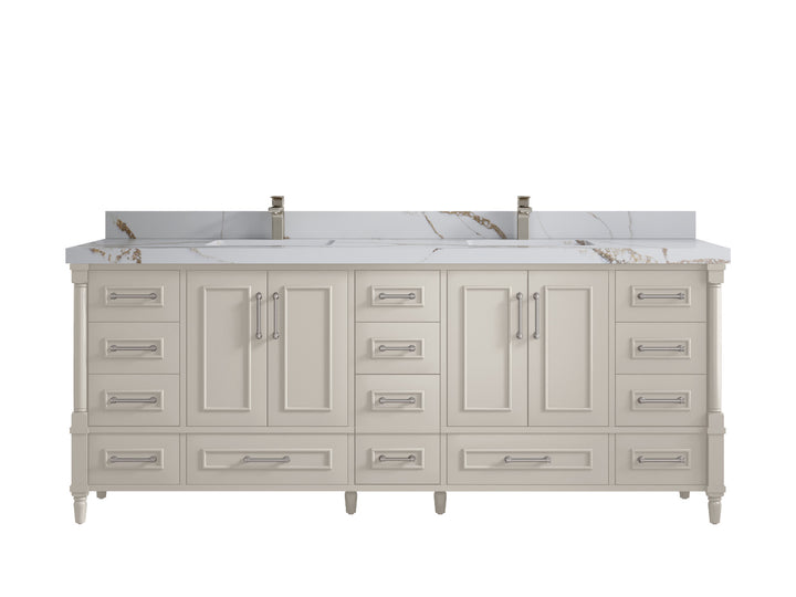 Aberdeen 84 in. W x 22 in. D Double Sink Bathroom Vanity - photo 10