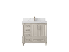 Aberdeen 36 in. W x 22 in. D Center Sink Bathroom Vanity - photo 8