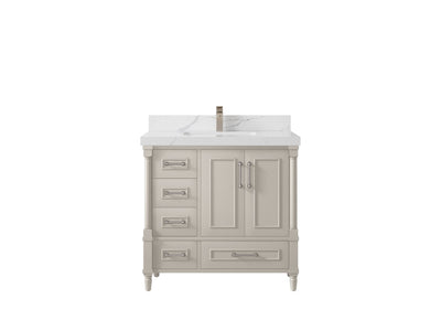 Aberdeen 36 in. W x 22 in. D Center Sink Bathroom Vanity