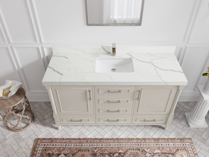 Aberdeen 60 in. W x 22 in. D Single Sink Bathroom Vanity - photo 11