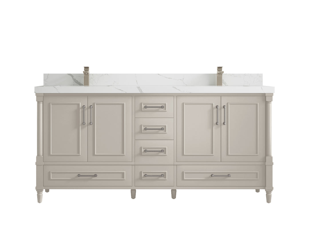 Aberdeen 72 in. W x 22 in. D Double Sink Bathroom Vanity